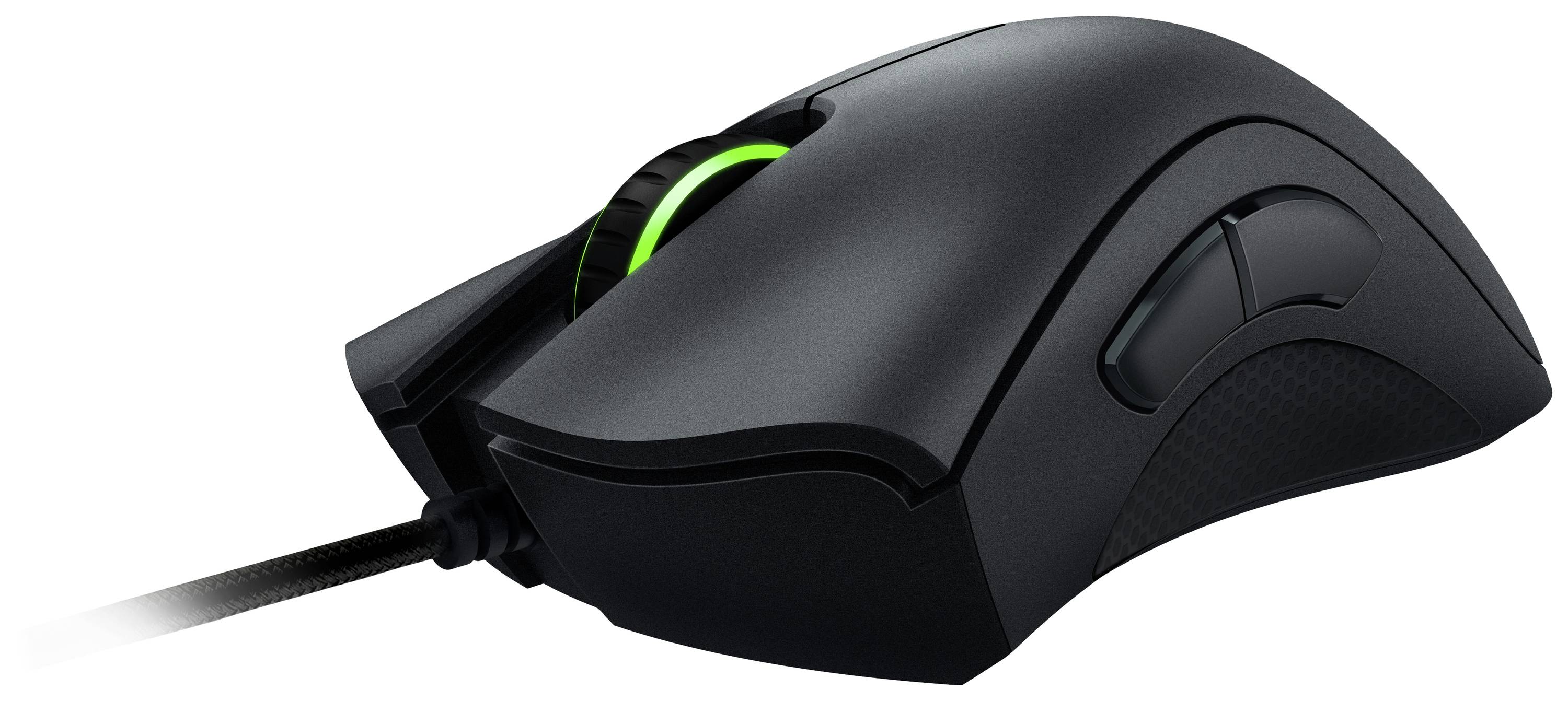 RAZER DeathAdder Essential Ergonomic gaming mouse Corded Optical Black 5 Buttons 6400 dpi Ergonomic, Backlit