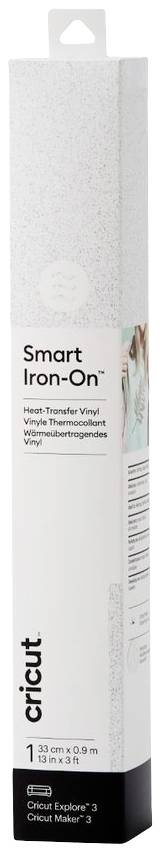 Cricut Smart Iron-On™ Film White, Glitter effect