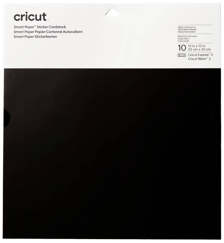 Cricut Smart Paper™ Coloured card Cutting width 30.5 cm Black