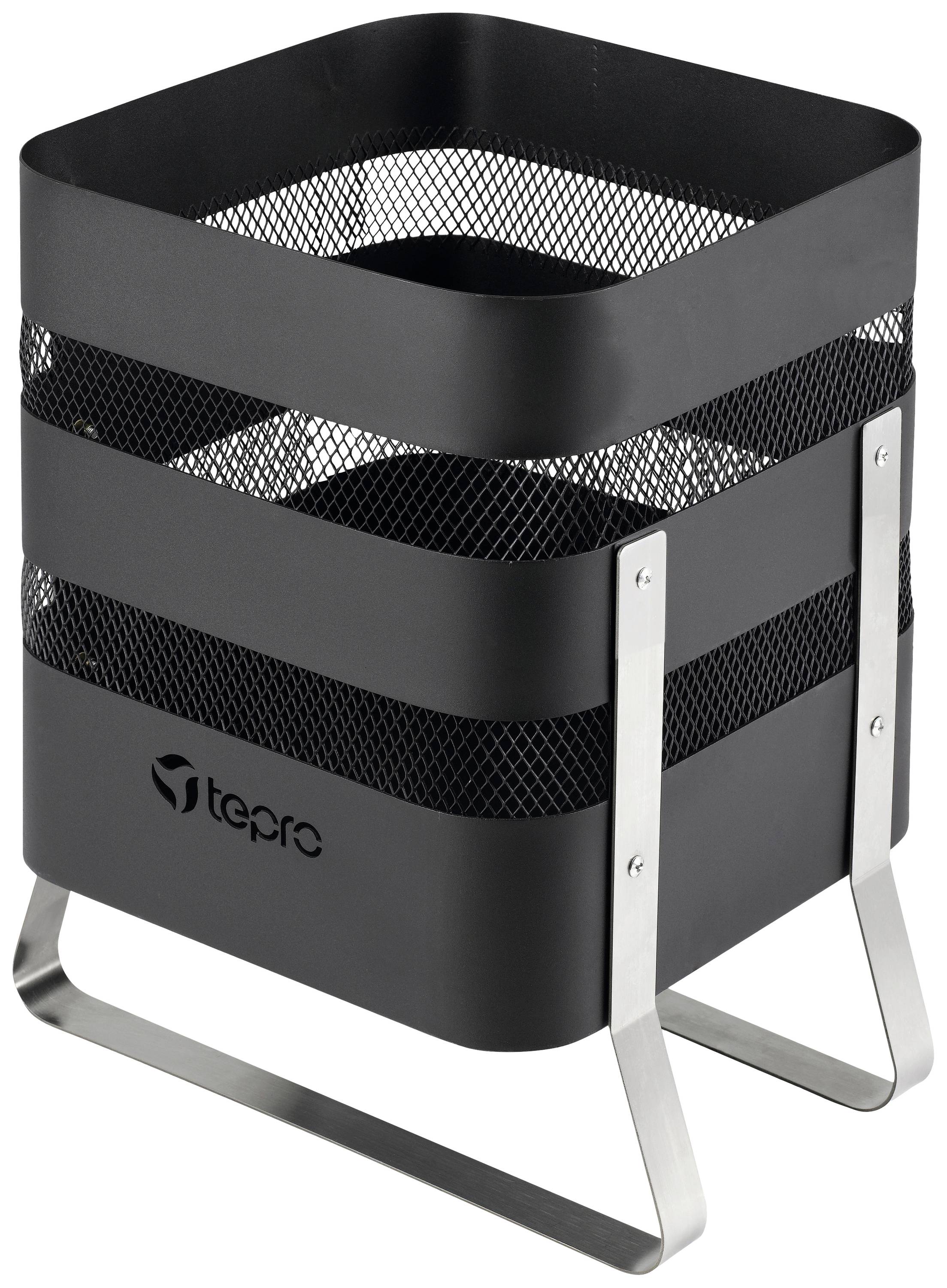 tepro Garten Milburn Fire basket Black, Silver