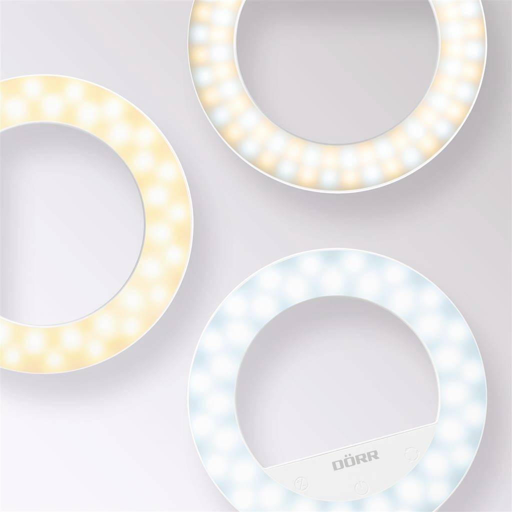 DÖRR Business LED Selfie Ringlicht SLR-13 LED ring light No. of LEDs=80 Bi-colour