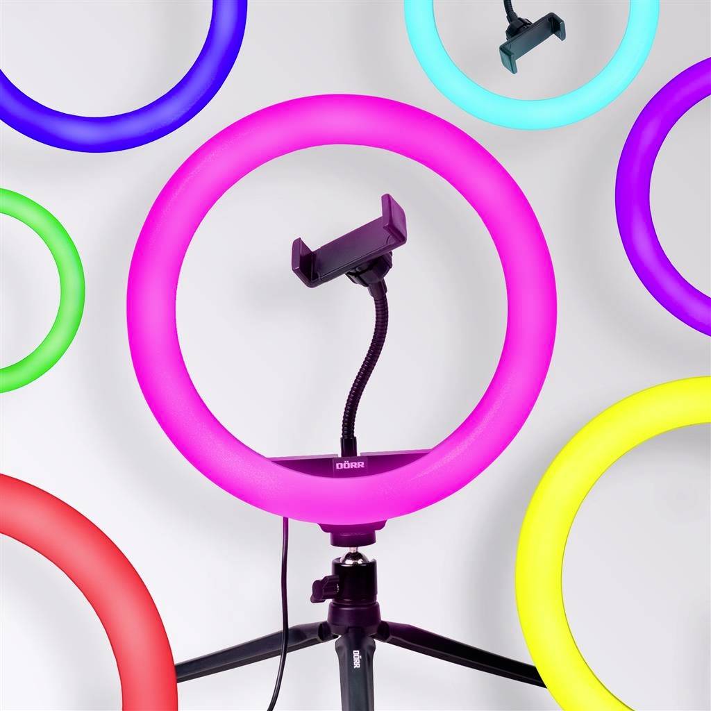 DÖRR Vlogging Kit VL-26 RGB LED ring light No. of LEDs=130