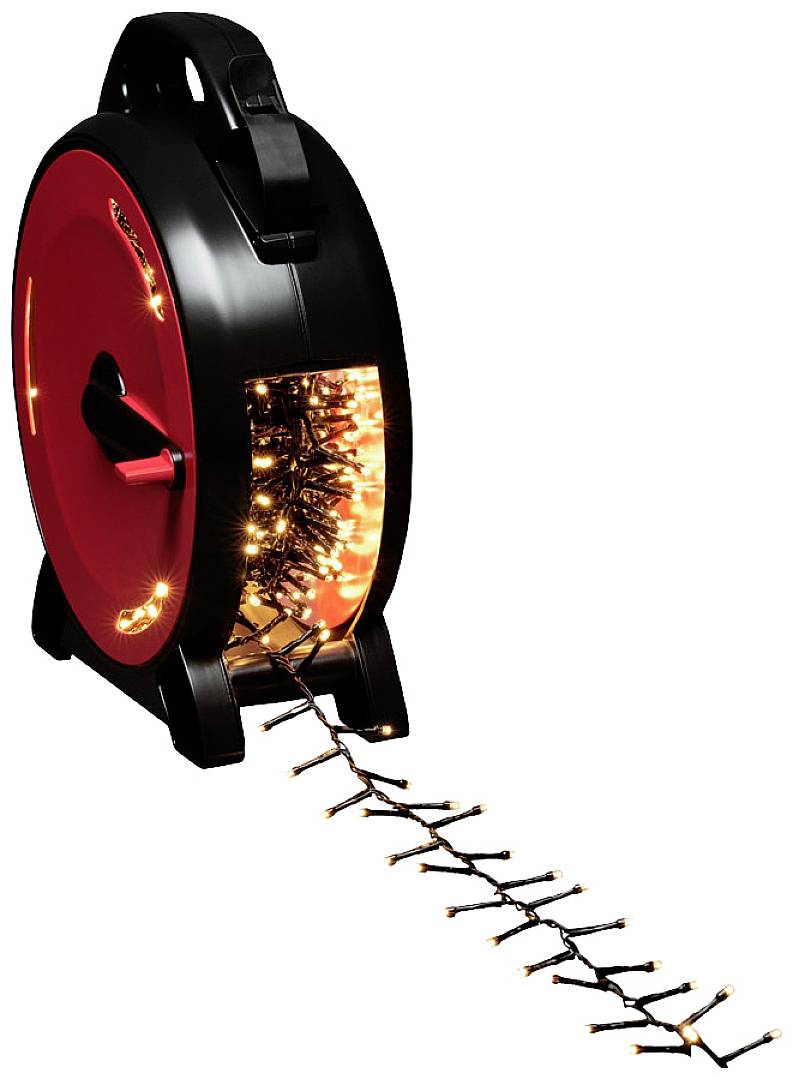 Konstsmide 3849-100 Fairy lights incl. batteries Outside EEC: E (A - G) mains-powered No. of bulbs 1000 LED (monochrome) Warm