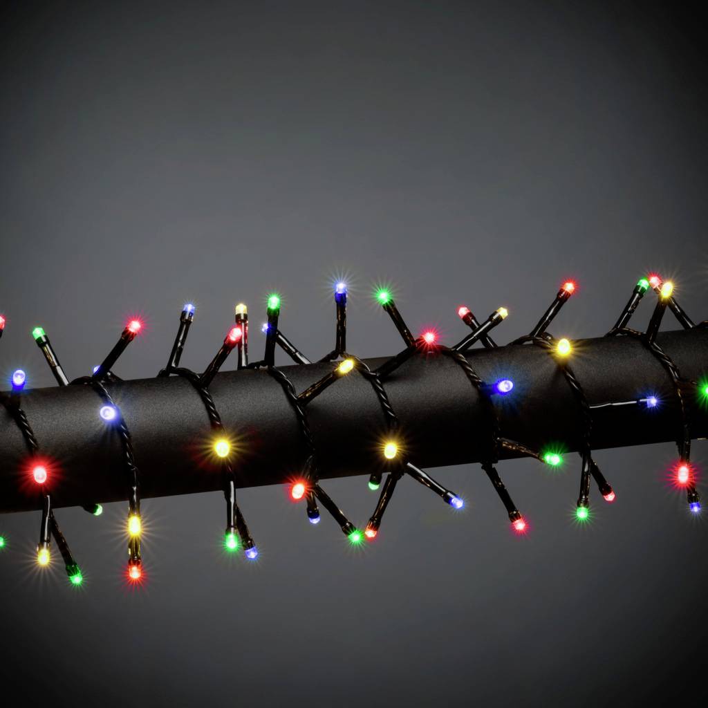 Konstsmide 3871-500 Fairy lights incl. batteries Outside mains-powered No. of bulbs 1500 LED (monochrome) Multi-colour