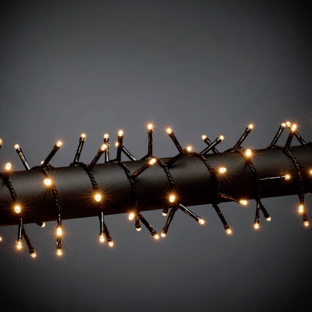 Konstsmide 3871-800 Fairy lights incl. batteries Outside EEC: E (A - G) mains-powered No. of bulbs 1500 LED (monochrome) Amber