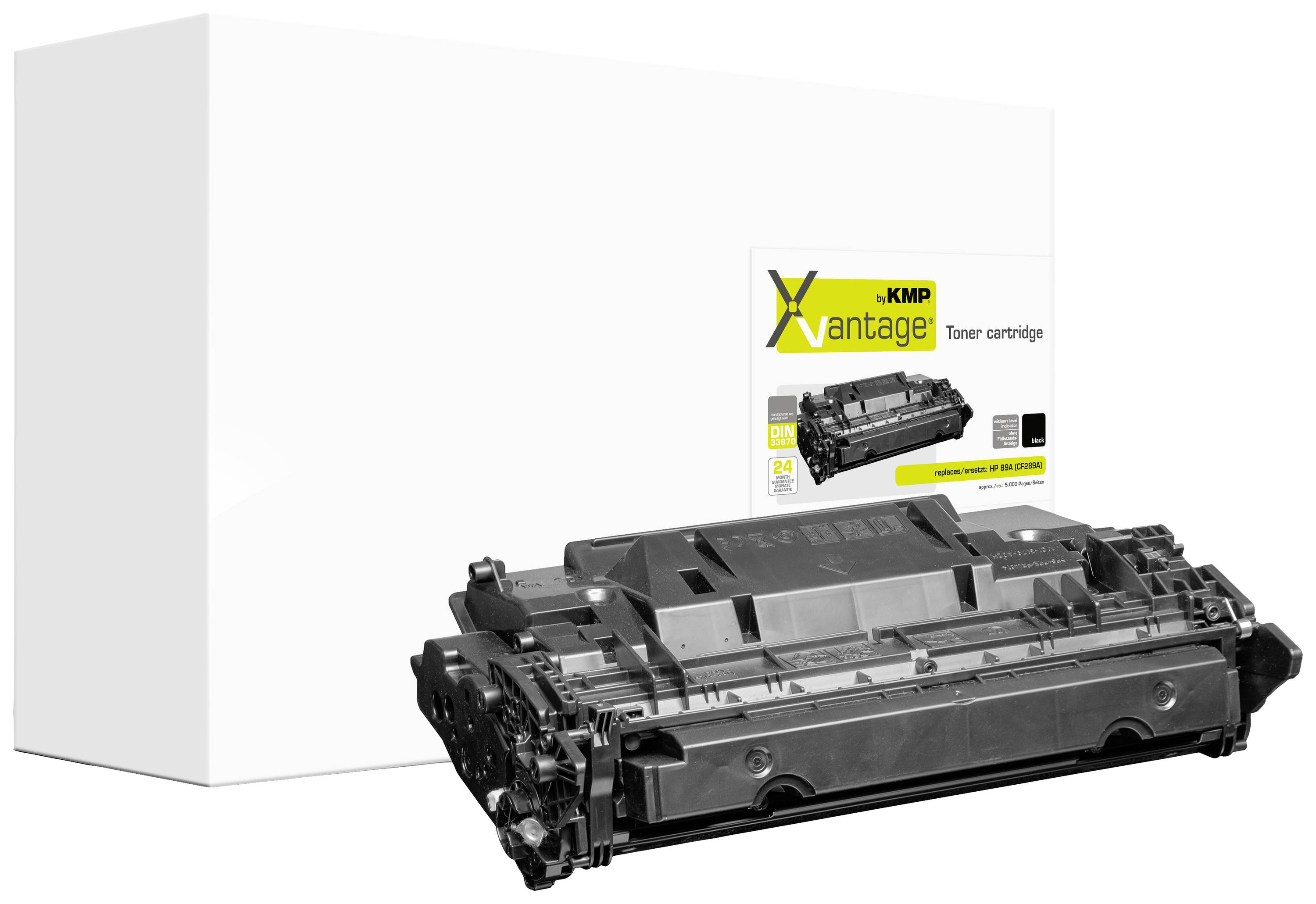 KMP Toner replaced HP 89A (CF289A) Compatible Black 5000 Sides Xvantage 2553,0080