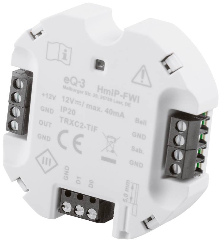 Wooden wall module with various connections and technical specifications for use in building services systems.