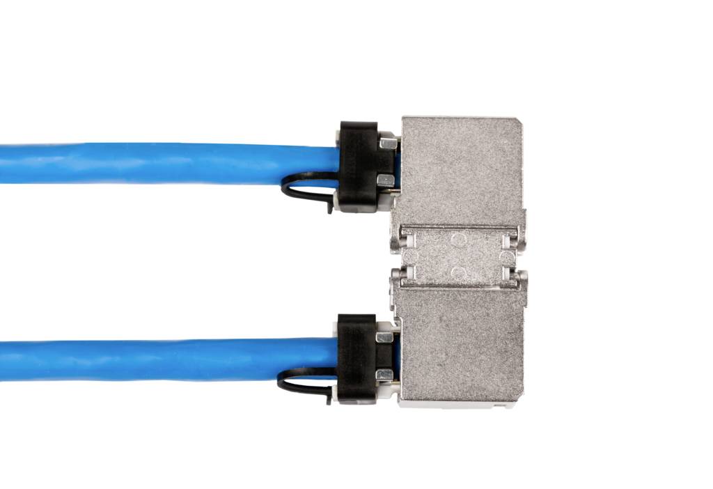 Metz Connect RJ45 Networks Adapter CAT 7a [1x RJ45 socket - 1x RJ45 socket] Silver