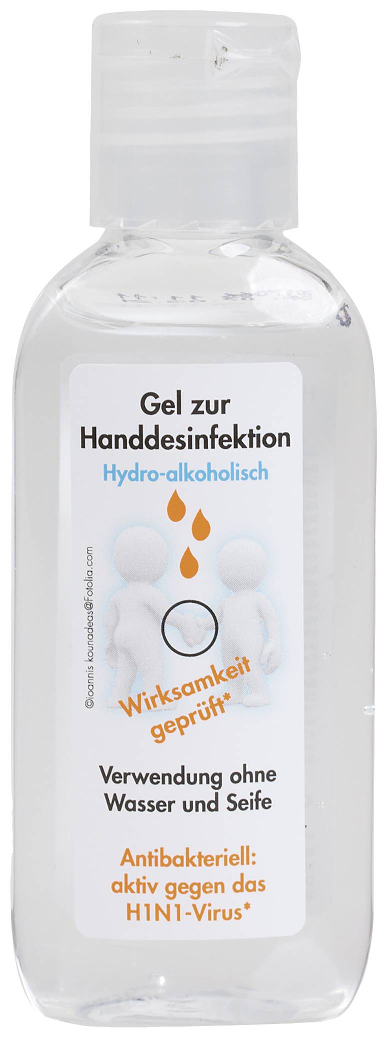 Hand Sanitiser Gel, hydro-alcoholic. 'Efficacy Tested'. Usable without Water and Soap. Antibacterial against H1N1 Virus.