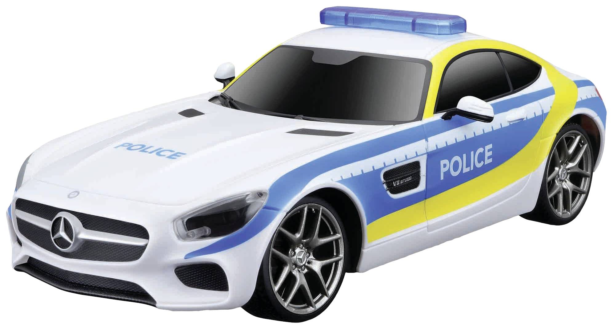 MaistoTech 581527 Mercedes AMG GT Polizei 1:24 RC model car for beginners Electric RWD