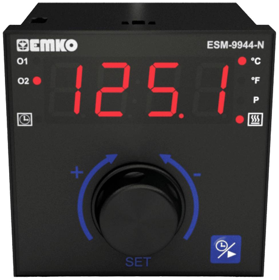 Emko ESM-9944-N Bang-bang, P, PI, PD, PID Temperature controller Pt100 -200 up to +1700 °C 5 A relay (L x W x H) 100 x 96 x 96 mm