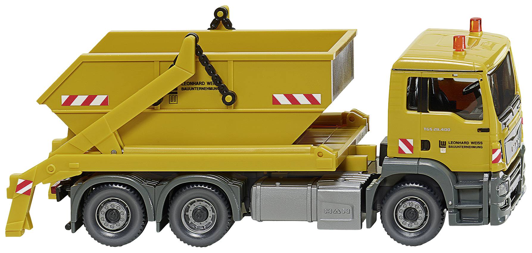 Wiking 067907 H0 HGV MAN TGS Euro 6/Meiller drop-off tipper