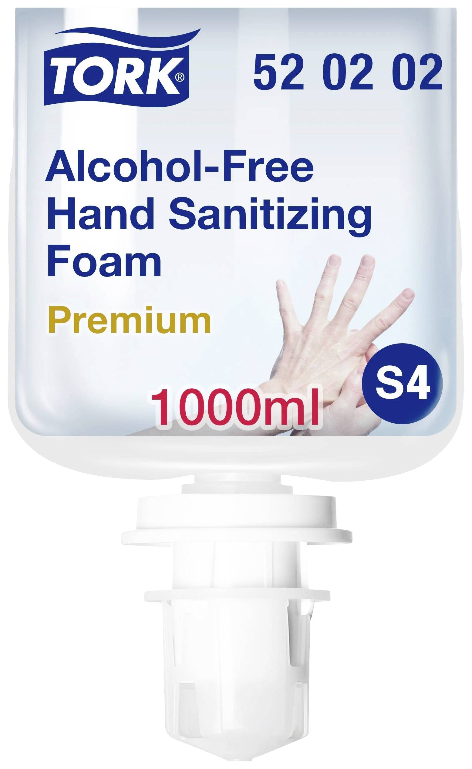 Tork Alcohol-Free Hand Sanitiser Foam, Premium, 1000 ml, with Hand Symbol