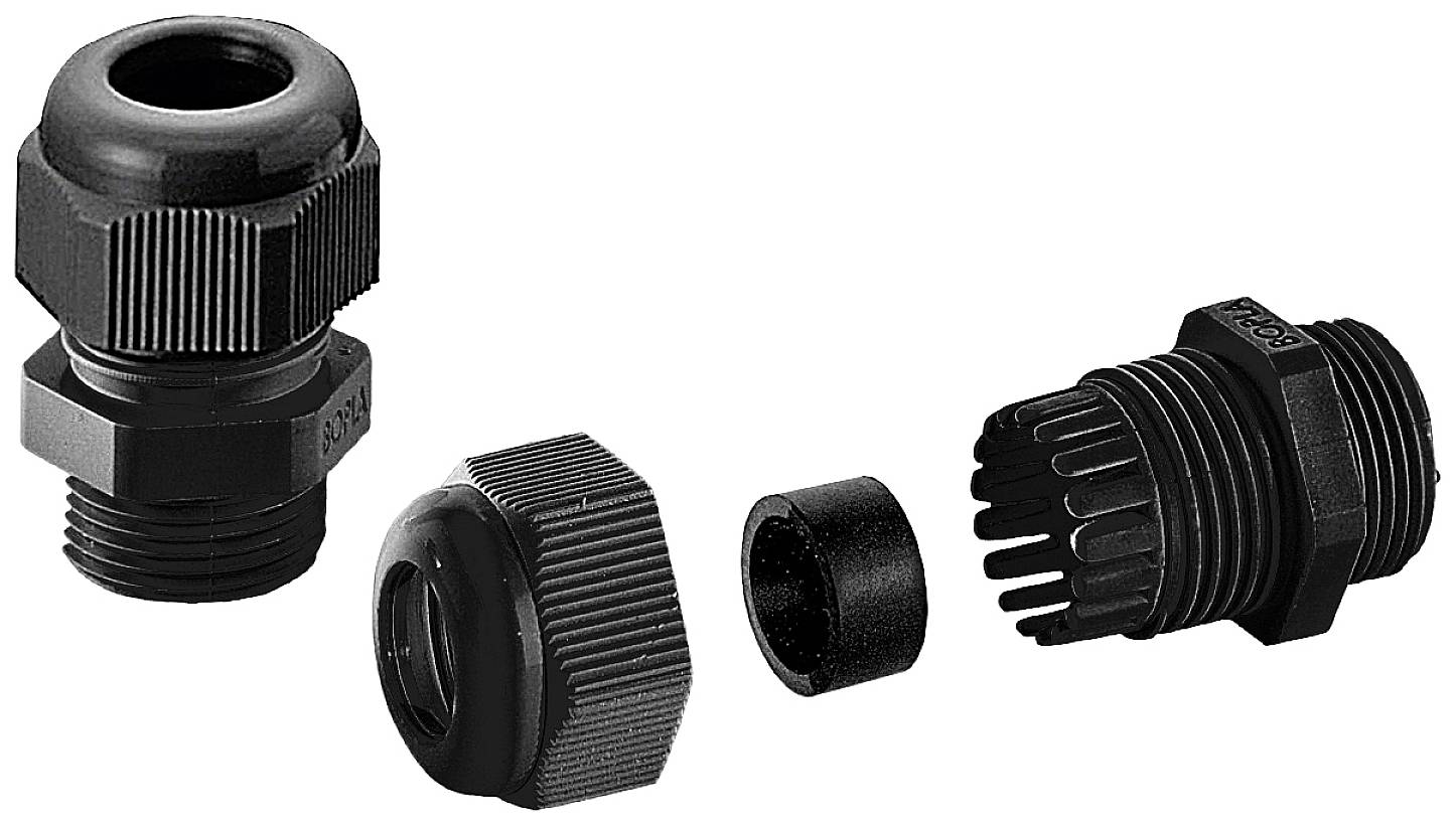 Bopla 12002501 Cable gland M32 Polyamide Black (RAL 9005) 1 pc(s)