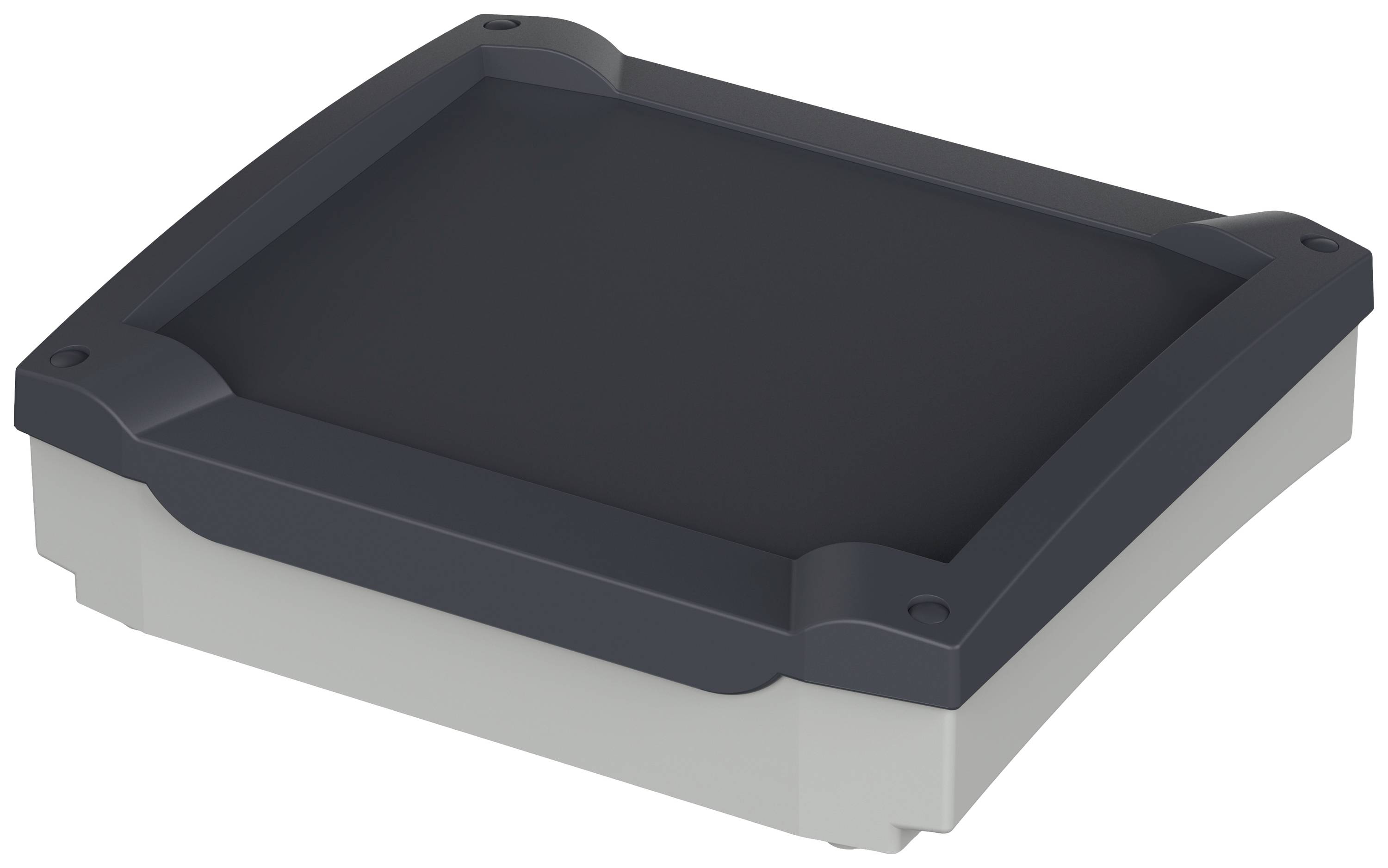 Bopla BCD 160 F Wall-mount enclosure 199 x 178 x 54 Acrylonitrile butadiene styrene Graphite grey (RAL 7024), Grey-white