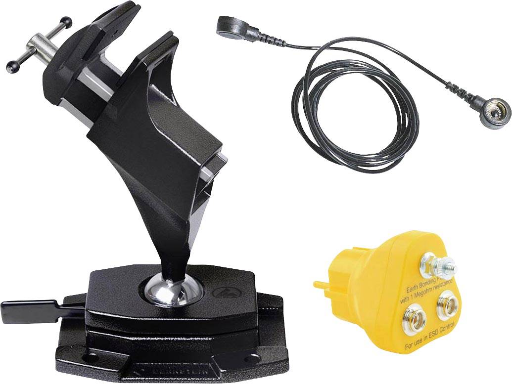 Bernstein Tools for Electronics ESD Vice 9-215-ESD-SET1 Jaw width: 50 mm Span width (max.): 70 mm