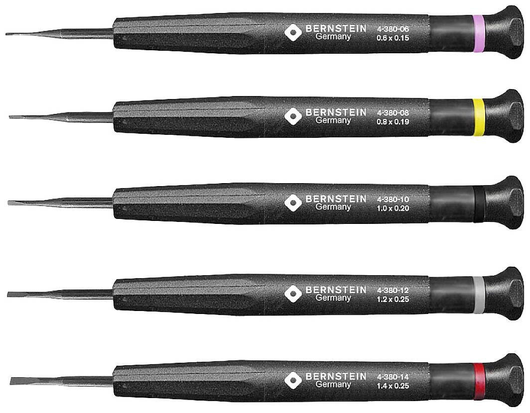 Bernstein Tools for Electronics 4-380-F Screwdriver set Slot