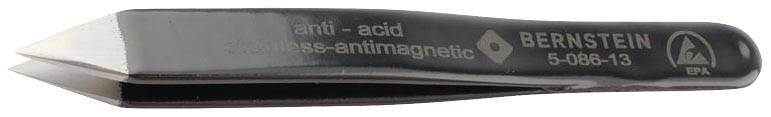 Bernstein Tools for Electronics 5-086-13 ESD Tweezers H Flat, wide 90 mm