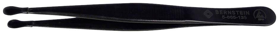 Bernstein Tools for Electronics 5-865-135 ESD Tweezers 26 Flat, round 120 mm