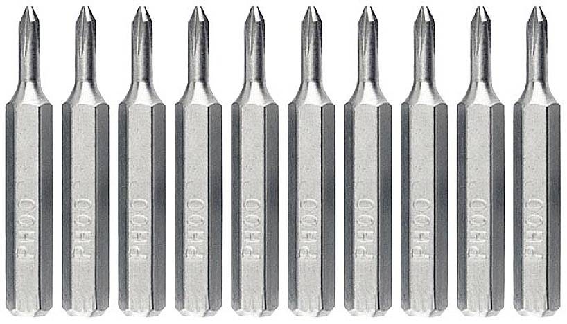 Bernstein Tools 6-340-Y00 Bit set High-grade steel sandblasted, nickel plated 10 pc(s)