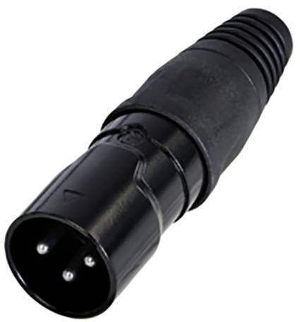 Rean AV RCX3M-Z-001-1 XLR connector Plug, straight Number of pins: 3