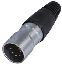 Rean AV RCX5M-Z-000-1 XLR connector Plug, straight Number of pins: 5