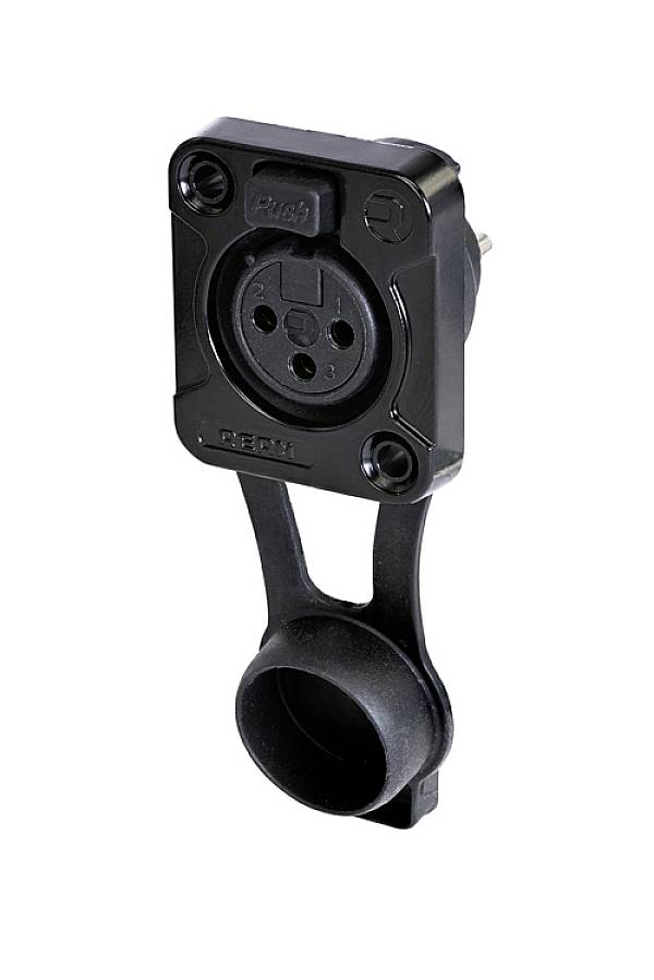 Rean AV RRX3F-Z-001-1 XLR connector Socket, built-in Number of pins: 3 1 pc(s)