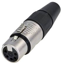 Rean AV RC5F XLR connector Socket, straight Number of pins: 5 1 pc(s)