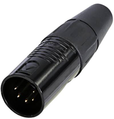 Rean AV RC5M-B XLR connector Plug, straight Number of pins: 5