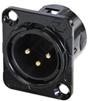 Rean AV RC3MDL-B XLR connector Plug, mount Number of pins: 3