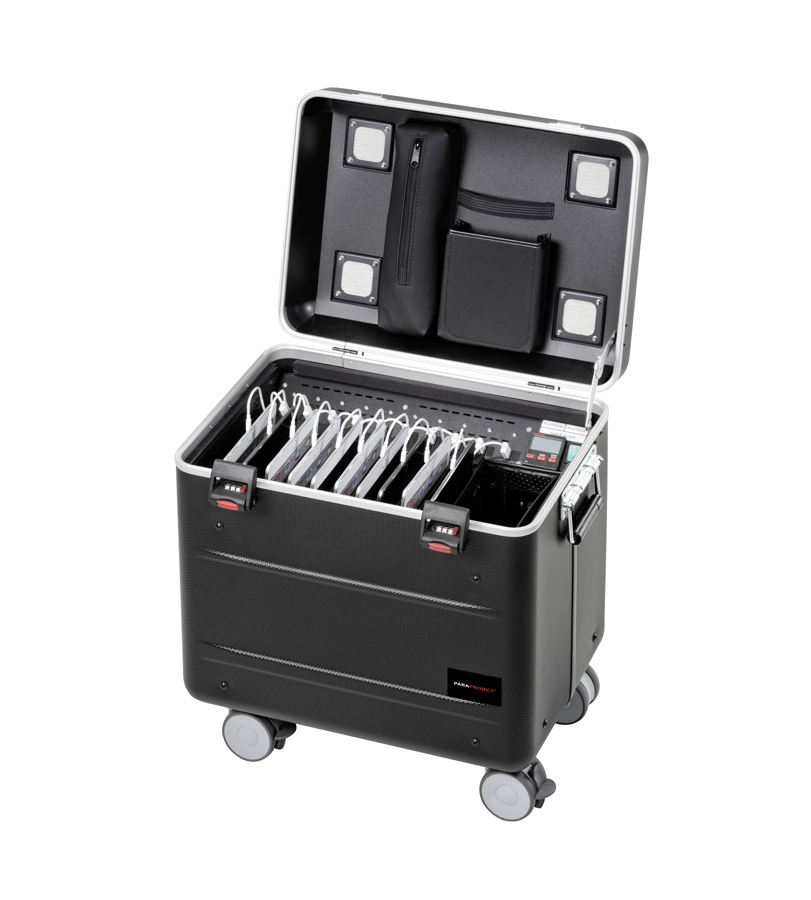 Parat PARAPROJECT® Case i10 Typ-C Charge&Sync Battery charger/manager Trolley for USB-C cables