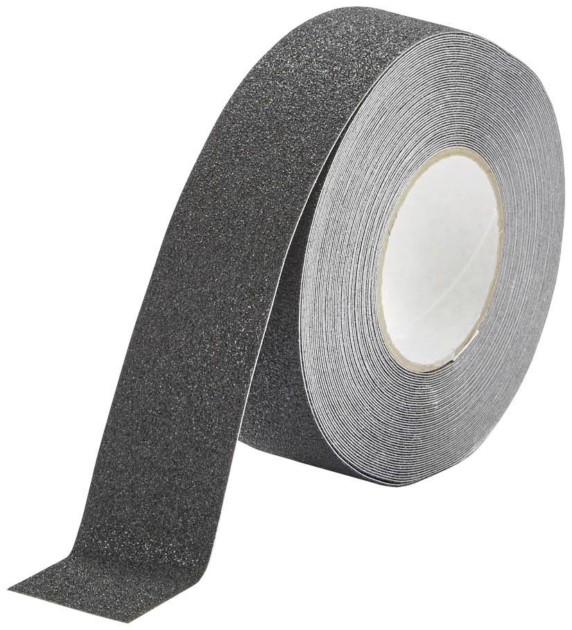A black roll of sandpaper.