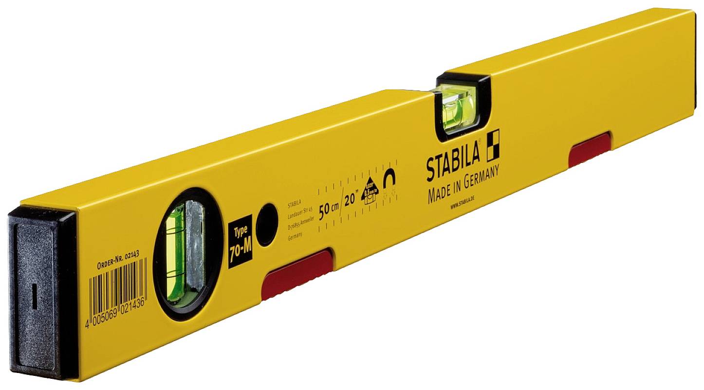 Stabila Type 70 M, 50 cm 2143 Alu spirit level 50 cm 0.5 mm/m