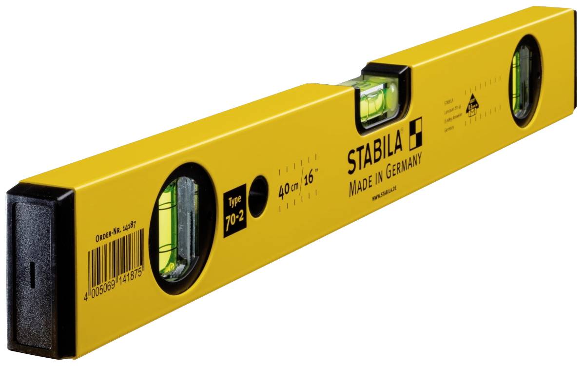 Stabila Type 70-2, 40 cm 14187 Alu spirit level 40 cm 0.5 mm/m