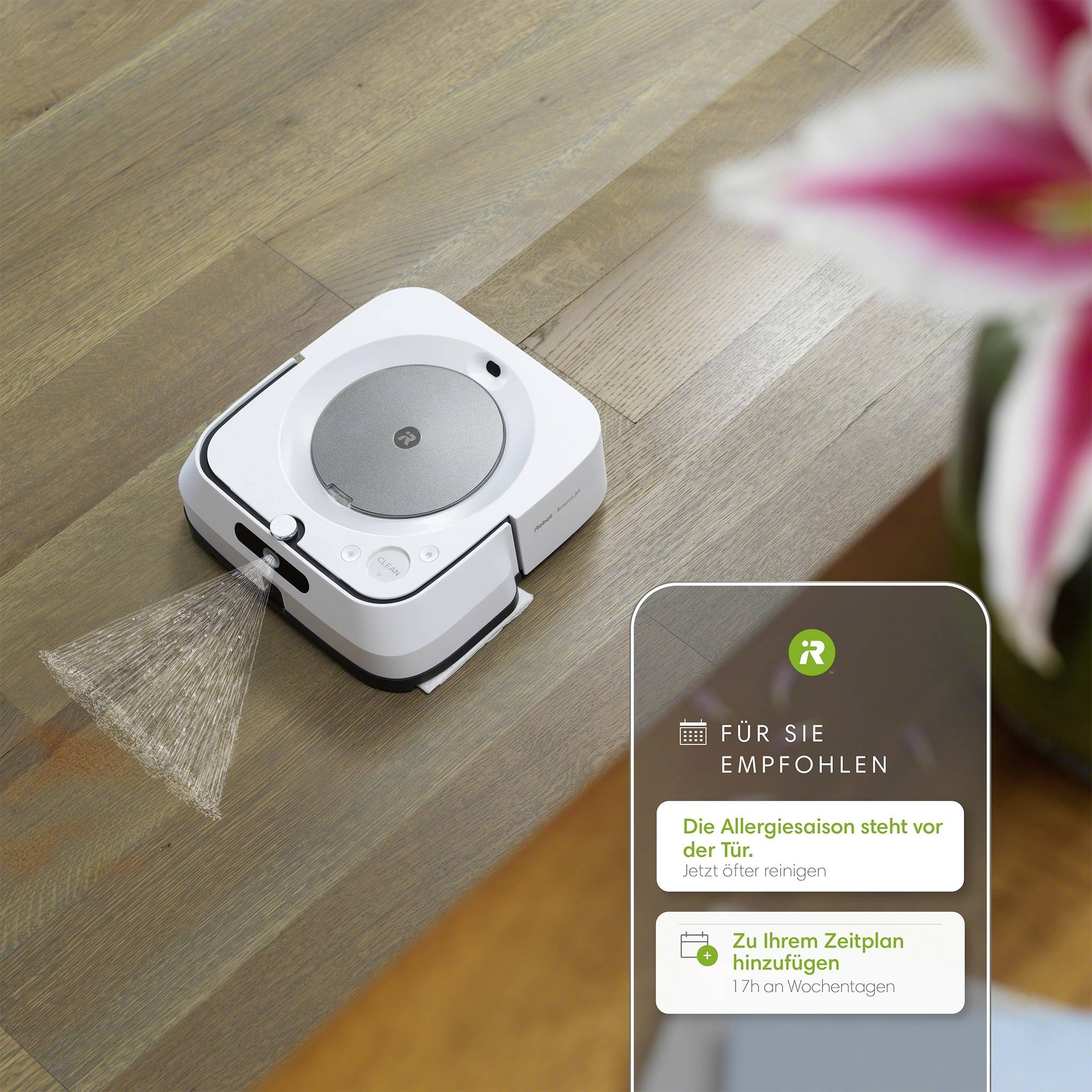 iRobot Braava m6138 Robot sweeper White App-controlled, Voice-controlled, Alexa compatibility, Google Home compatibility
