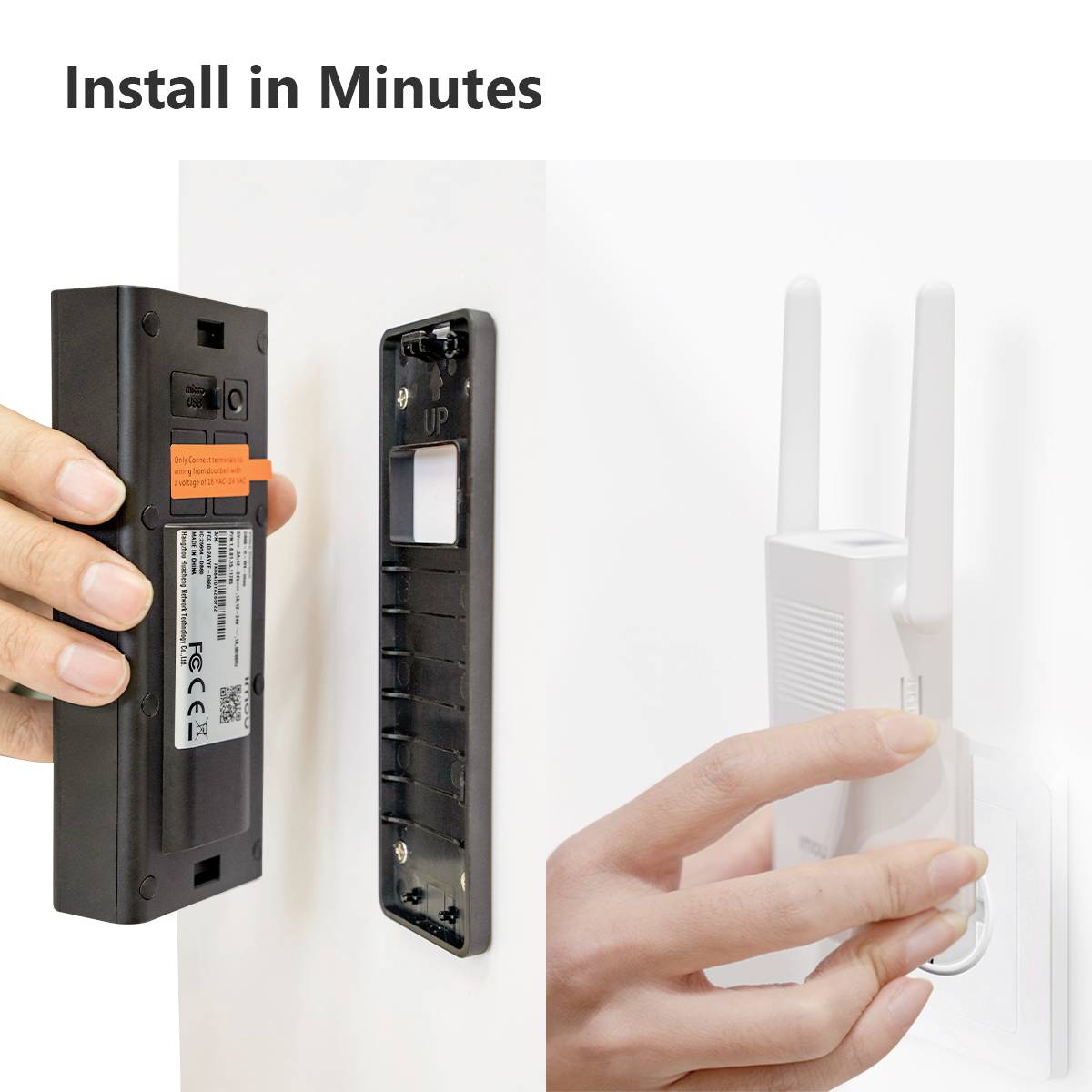 IMOU DB60/DS21-PEUR-imou Wireless door bell Complete set