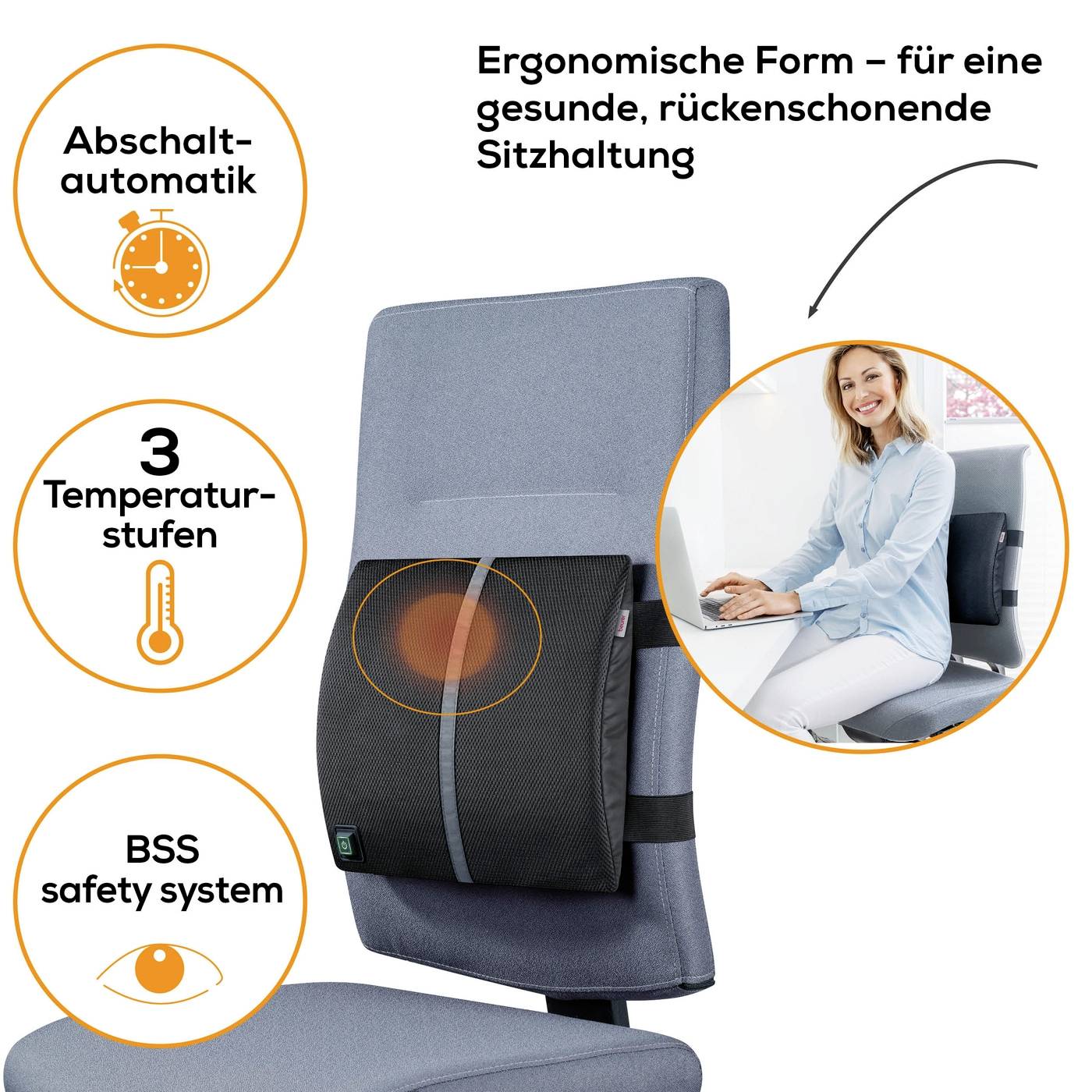 Beurer HK 70 Lordose Heated cushion 20 W