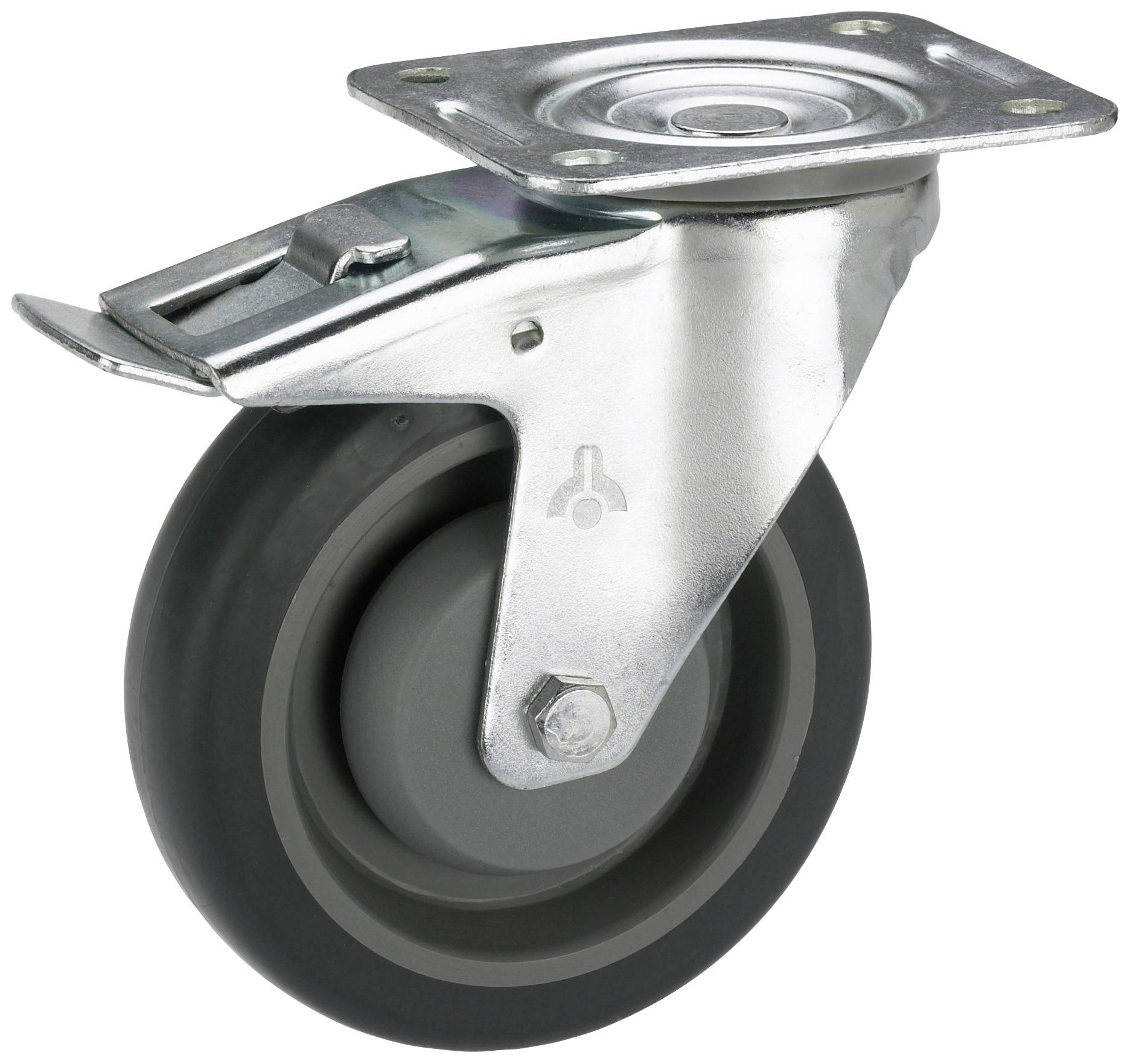 dörner + helmer 716565F 716565F Swivel wheel Wheel diameter: 100 mm Load capacity (max.): 150 kg 1 pc(s)