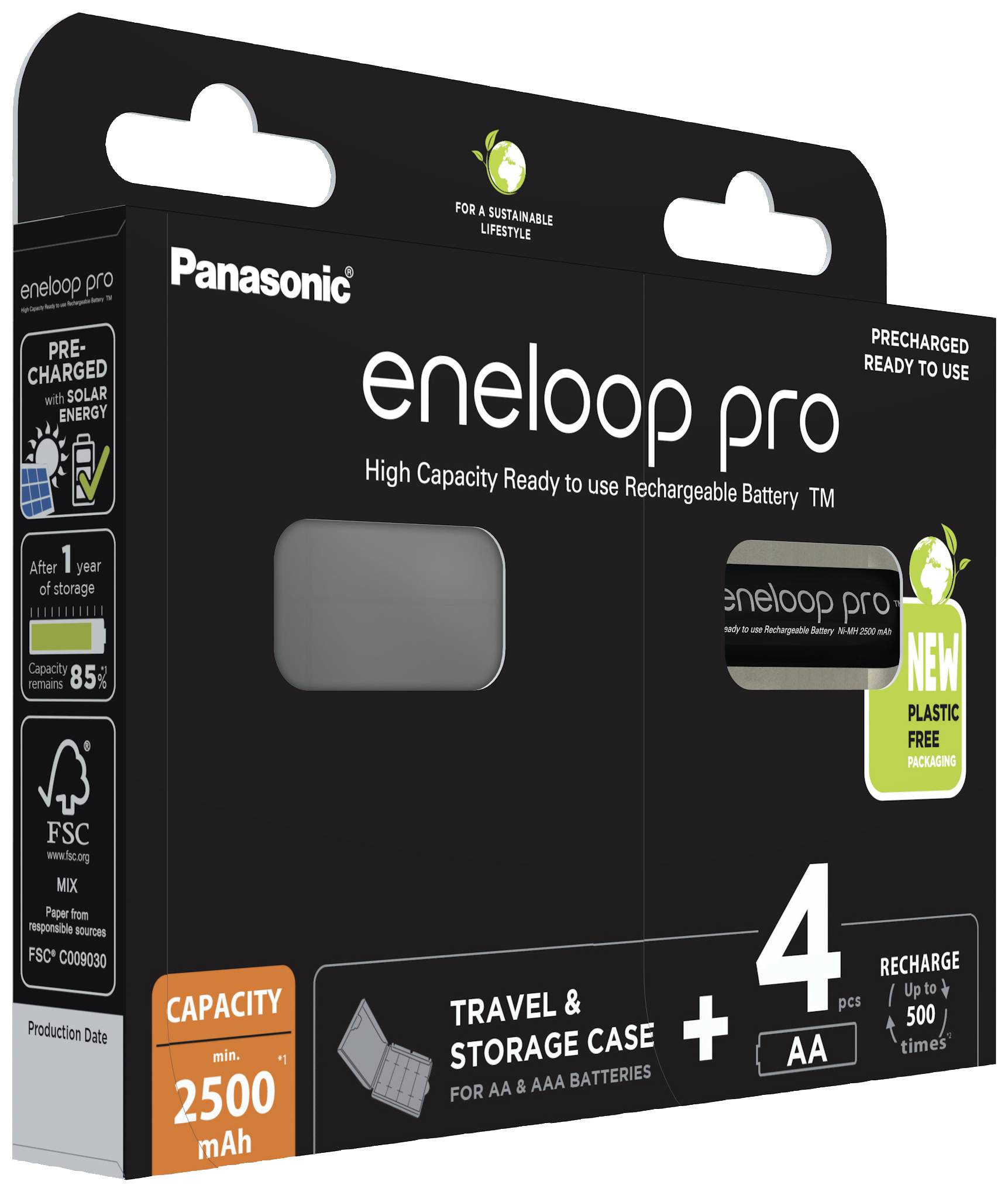 Eneloop pro HR06 +Box AA battery (rechargeable) NiMH 2500 mAh 1.2 V 4 pc(s)