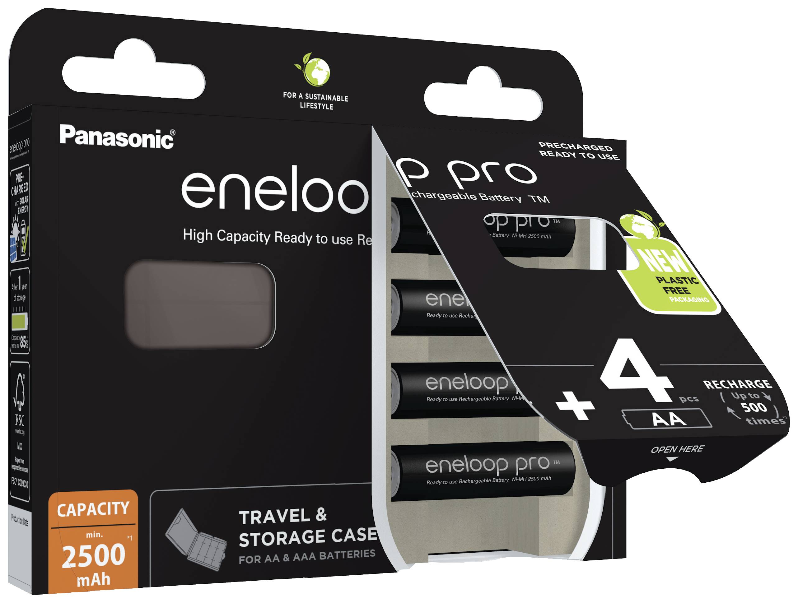 Eneloop pro HR06 +Box AA battery (rechargeable) NiMH 2500 mAh 1.2 V 4 pc(s)