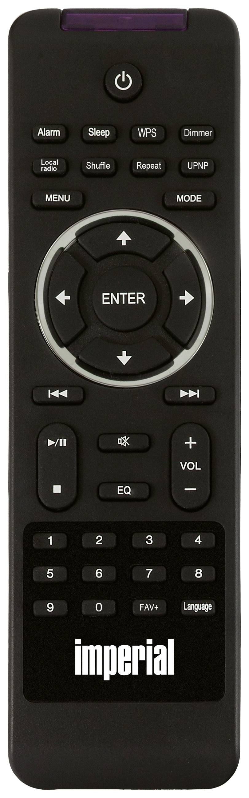 Imperial DABMAN i205 Internet desk radio Internet, DAB+, FM USB, Wi-Fi, LAN, Internet radio Black