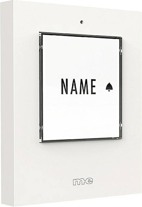 m-e modern-electronics 41356 Wireless door bell Transmitter backlit, incl. nameplate
