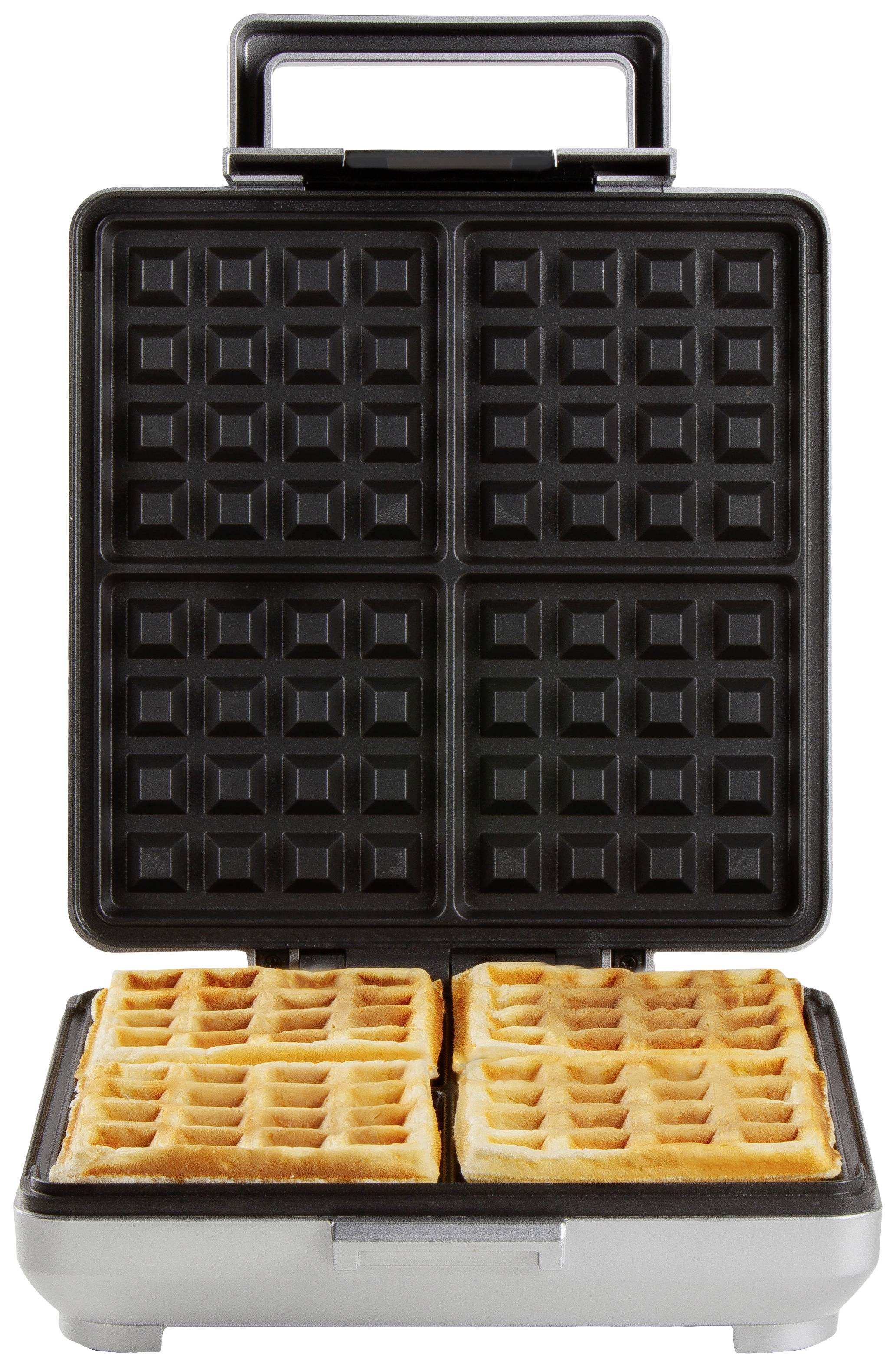 DOMO DO9250W Waffle maker Non-stick coating, Indicator light, hinged Silver