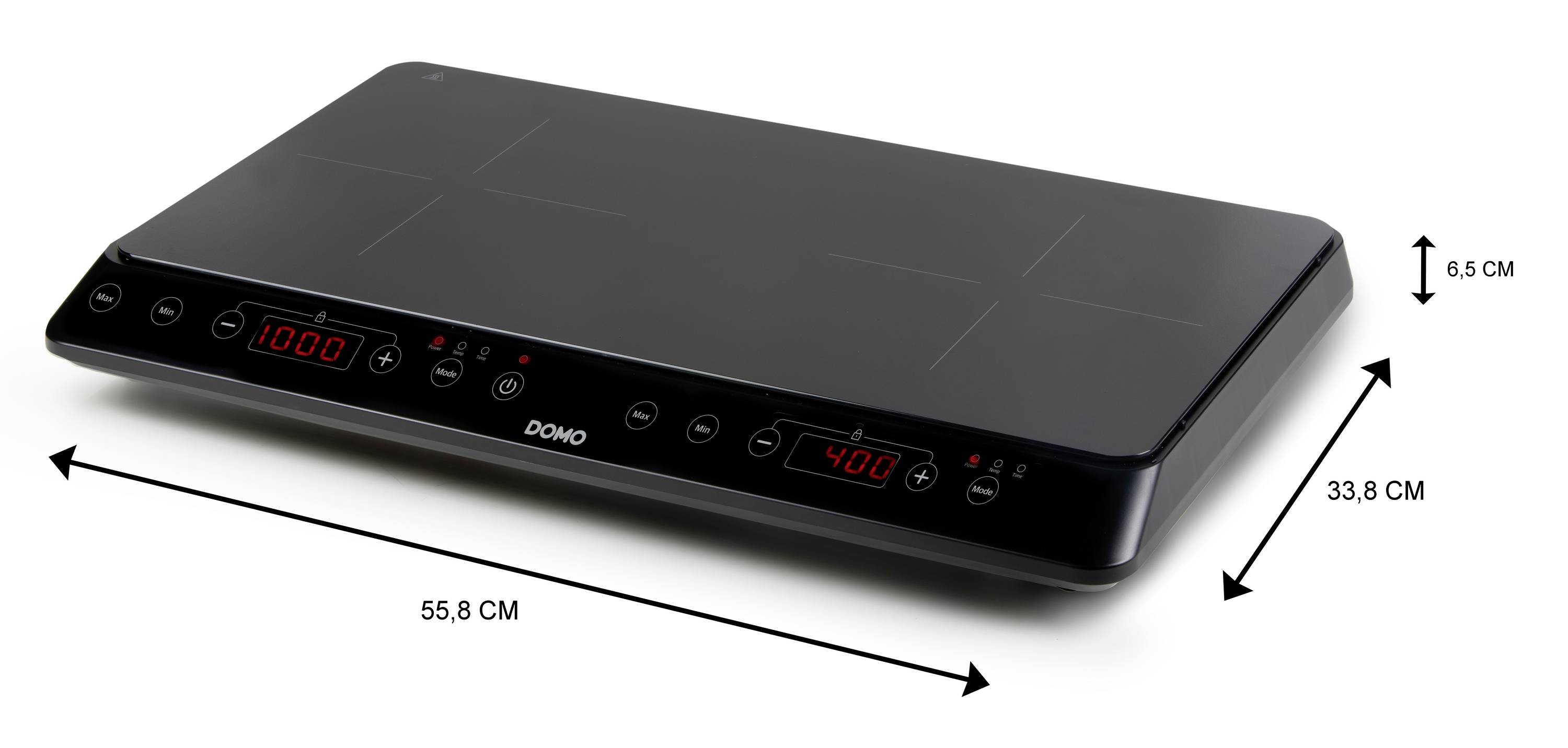 DOMO DO338IP Induction hob with display, Timer function