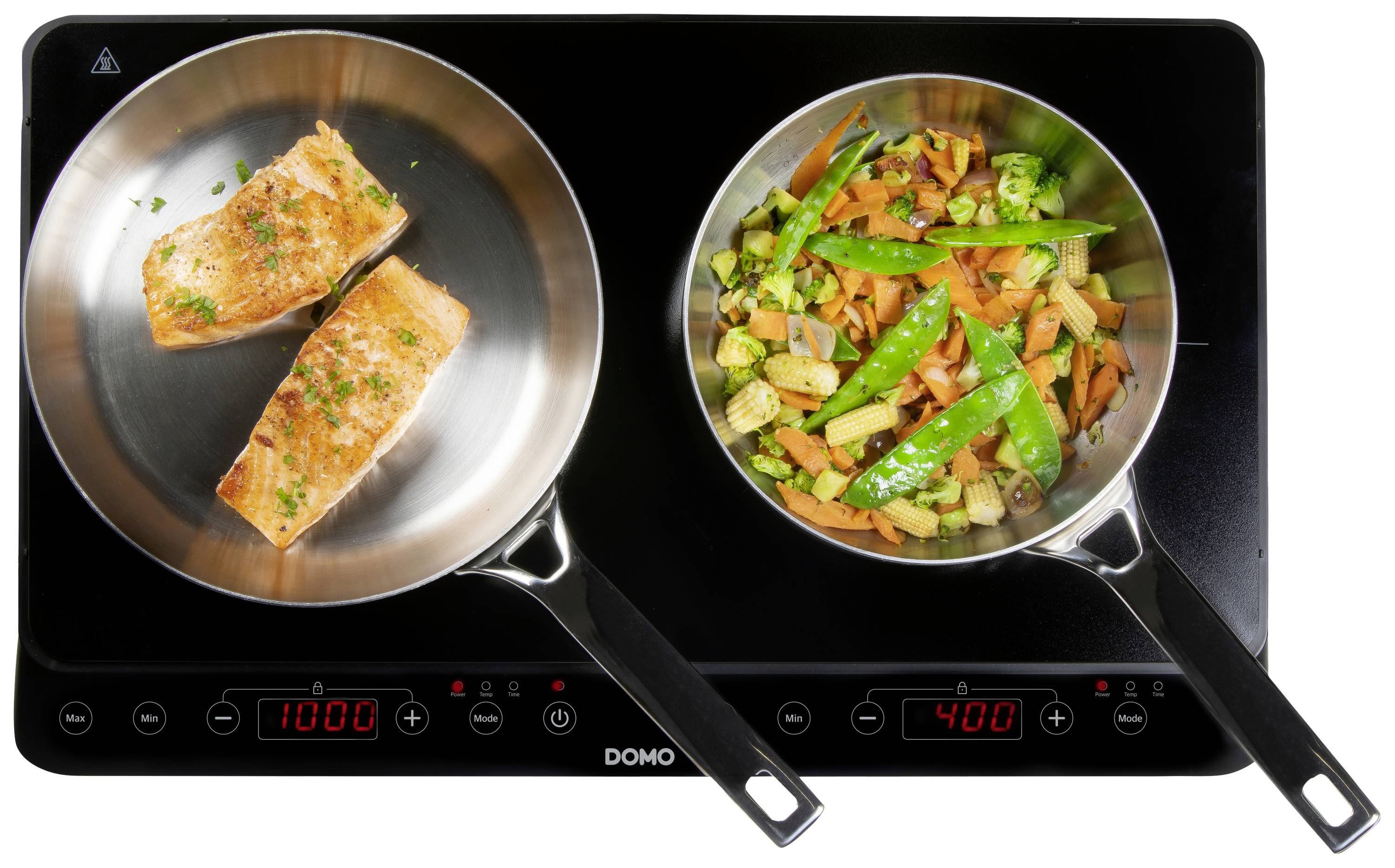 DOMO DO338IP Induction hob with display, Timer function