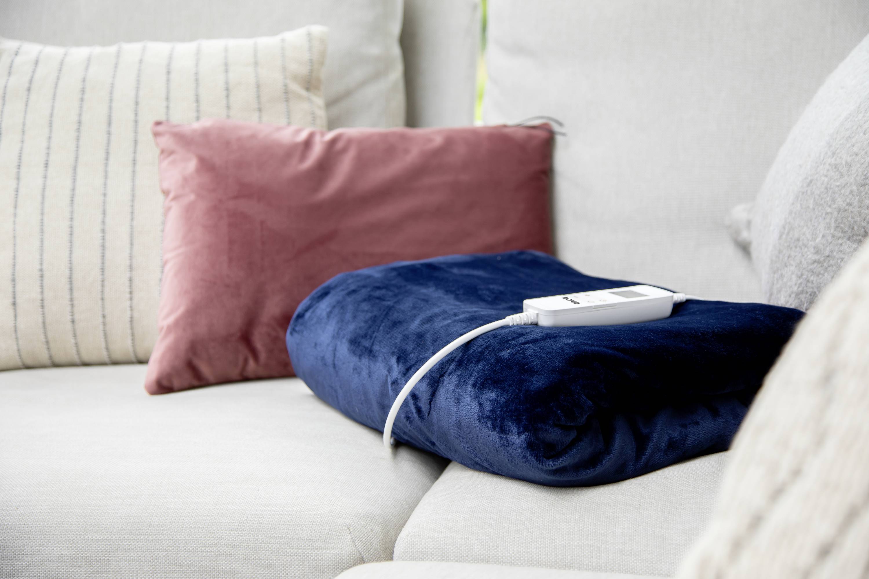 DOMO DO637ED Electric blanket 160 W Dark blue