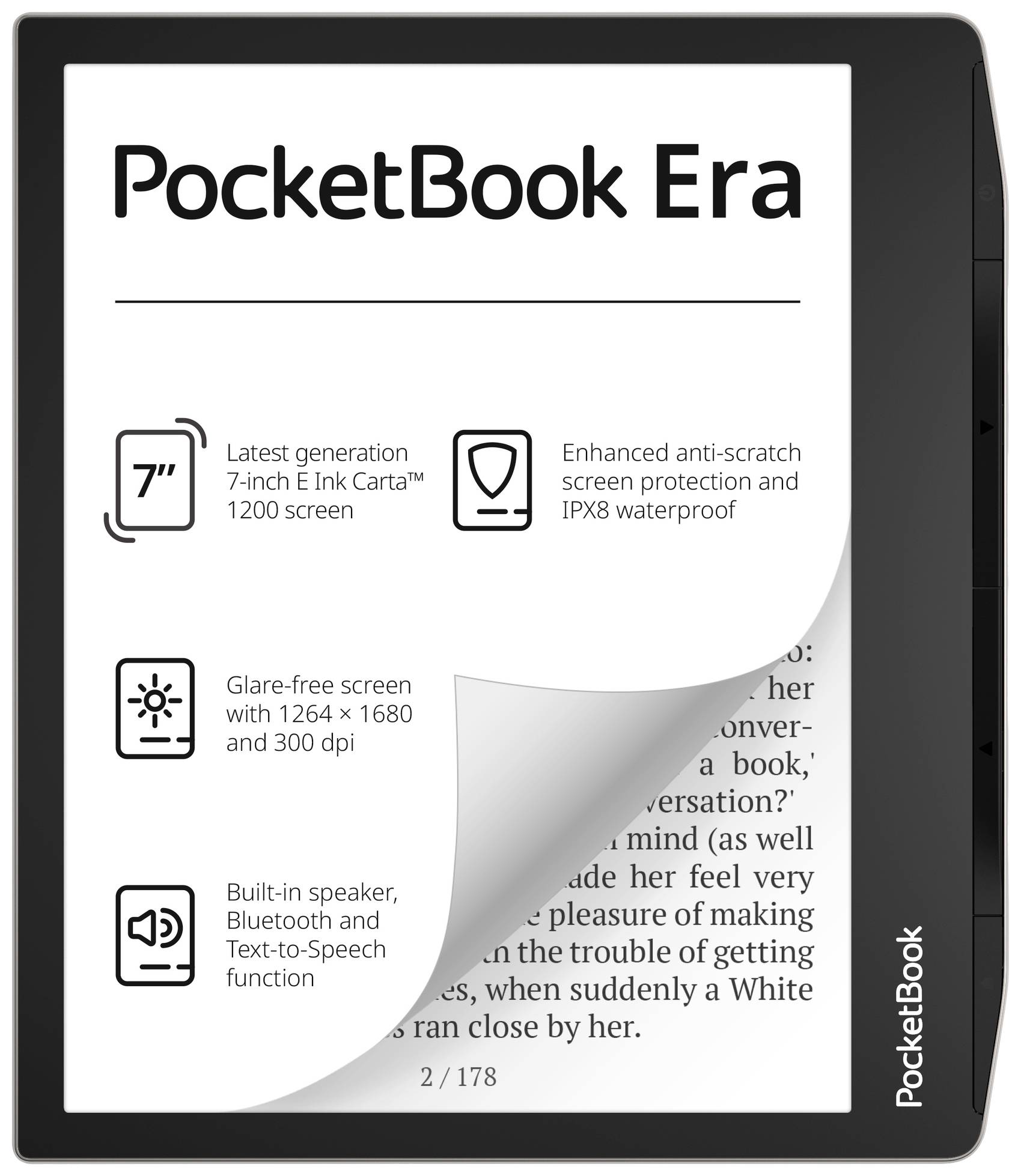 PocketBook Era eBook reader 17.8 cm (7 inch) Silver
