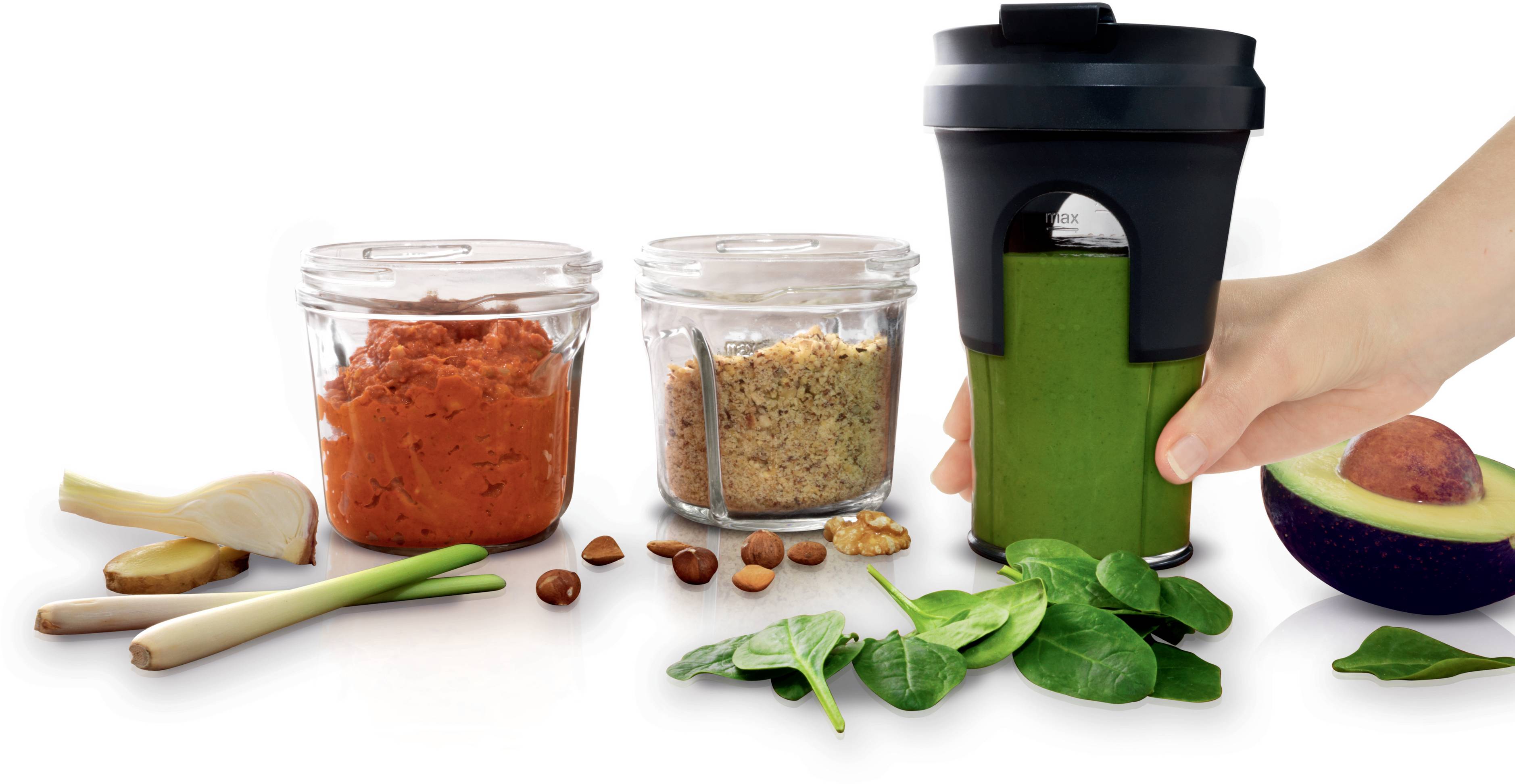 Bosch Haushalt MUZ45XTM1 Food chopper Black, Transparent