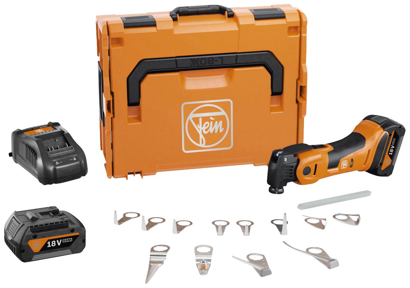 Fein Multimaster AMM 700 1.7 Q Autoglas AS 71293762000 Cordless multifunction tool incl. rechargeables, incl. spare battery, incl