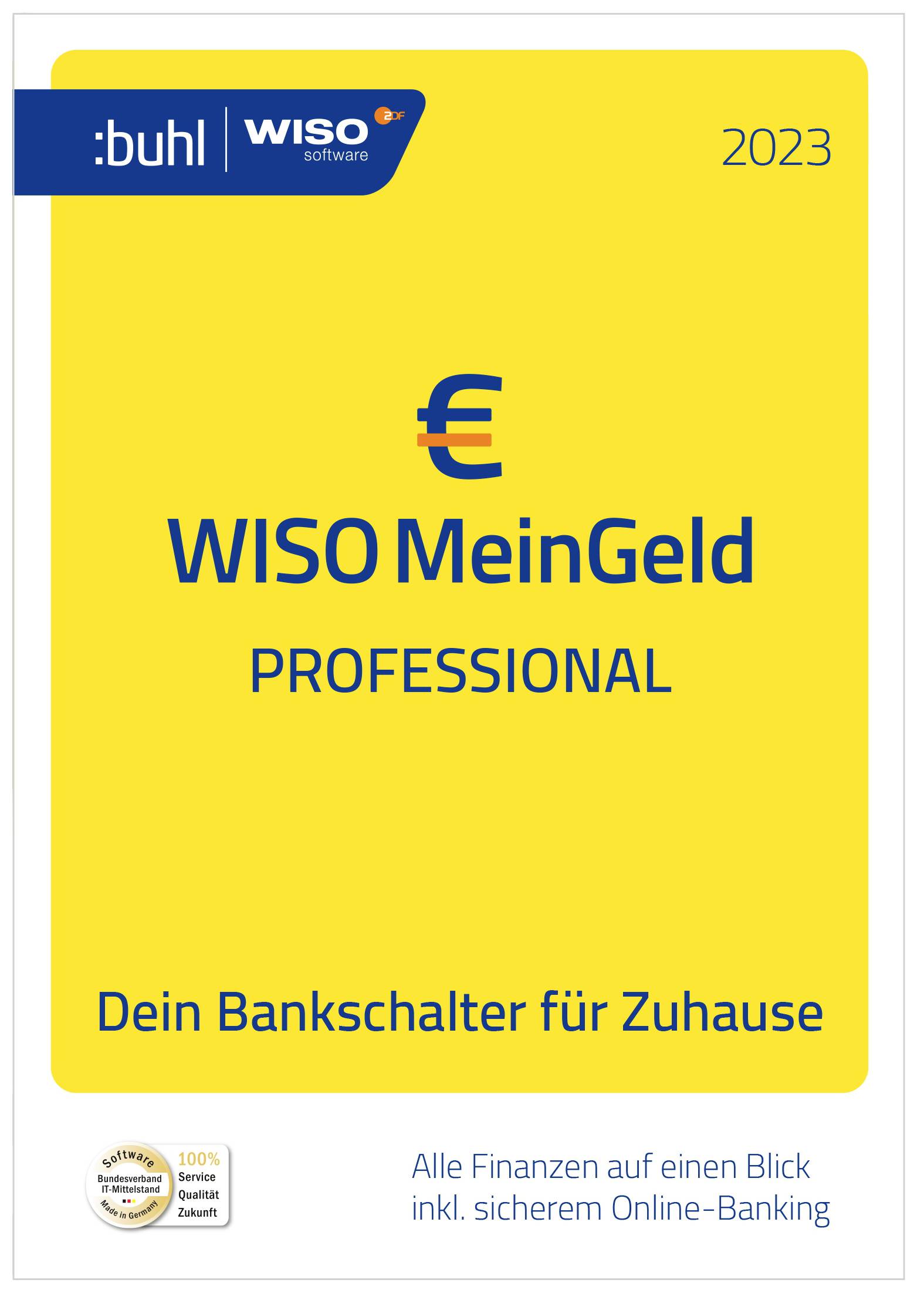 WISO Mein Geld Professional 2023 1-year, 1 licence Windows Finance & Accounting